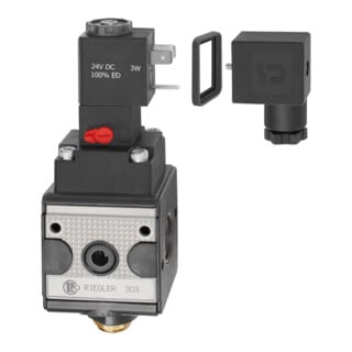 Riegler Multifix électrovanne (3/2 voies), 24 V CC, BG 1, G 1/4