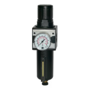 Riegler Multifix Régulateur de filtre, récipient métal et tube de visualisation, BG 1, G 3/8-1
