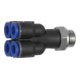 Riegler Multiprises »Série Bleue«, 4 voies, pivotant, G 1/4 à Ø 6mm
