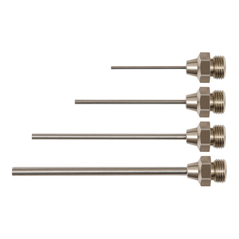 Riegler Nadeldüse, Außen-Ø 2,43 mm, Länge 62 mm, Adapter erforderlich