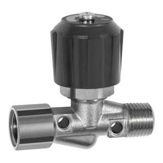 Riegler Nadelventil, Messing vernickelt, IG/AG, Rp/R 1/2, DN 8