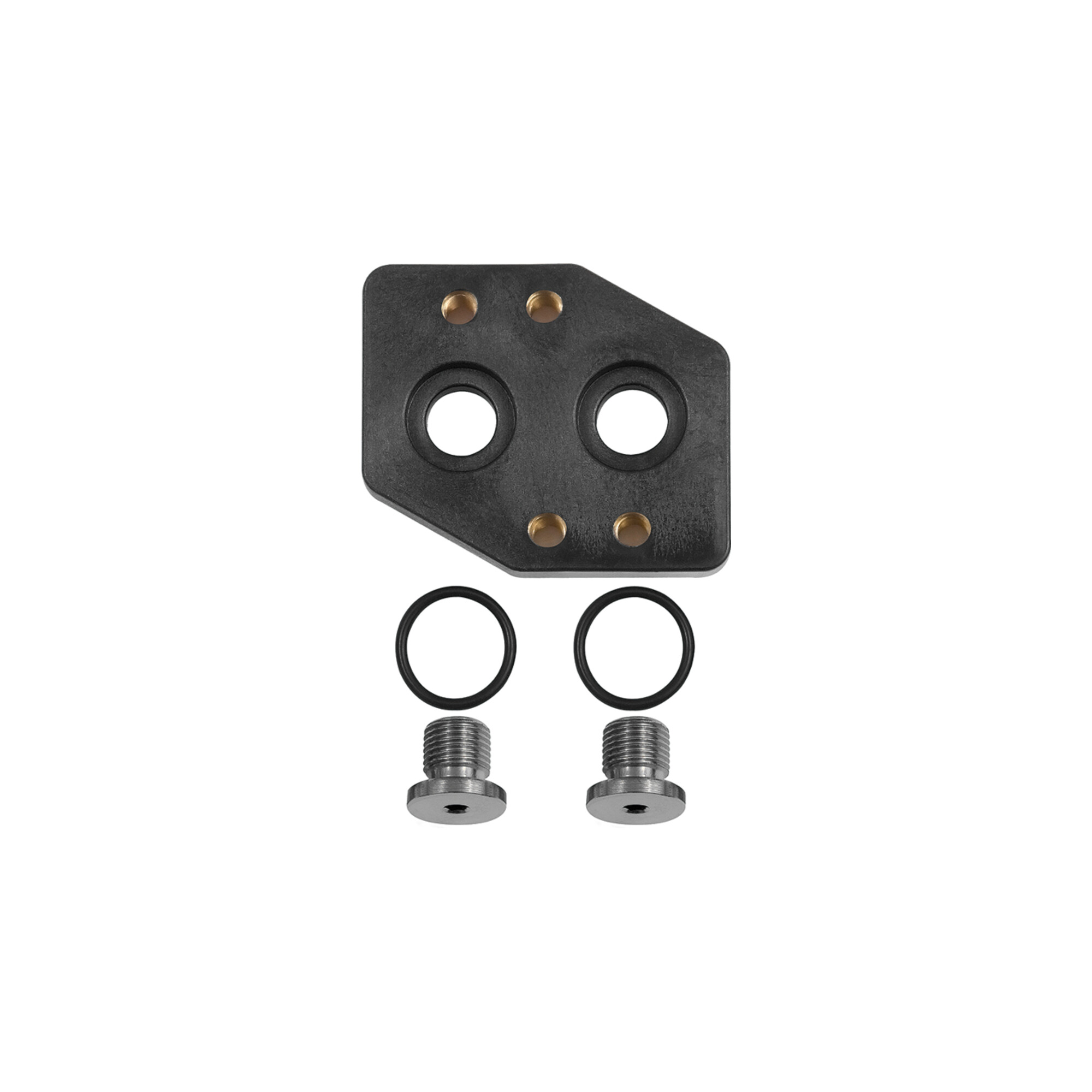 Riegler NAMUR-Adapterplatte für Schrägsitzventile G 1/2 - G 2