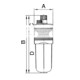 Riegler Nebelöler « multifix », avec réservoir en polycarbonate, BG 3, G 1/2