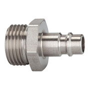 Riegler Nippel für Kuppl. NW 7,2-7,8, Edelstahl 1.4305, G 1/4 AG, max. 35-1