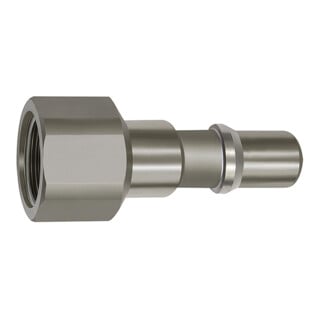 Riegler Nippel für Kupplungen NW 11, ISO 6150 C, Edelstahl, G 3/8 IG