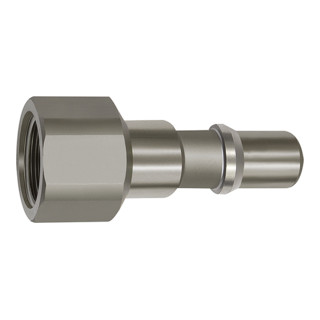 Riegler Nippel für Kupplungen NW 11, ISO 6150 C, Edelstahl, G 3/8 IG