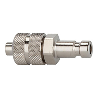 Riegler Nippel für Kupplungen NW 2,7, Edelstahl 1.4305, für Schlauch 4x3