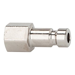 Riegler Nippel für Kupplungen NW 2,7, Edelstahl 1.4404, M5 IG, SW 7