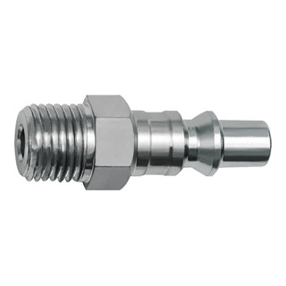 Riegler Nippel für Kupplungen NW 5,5, ARO 210, Stahl, NPT 1/4 AG