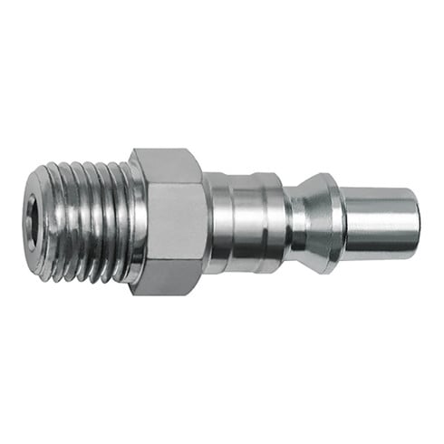 Riegler Nippel für Kupplungen NW 5,5, ARO 210, Stahl, NPT 1/4 AG