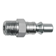 Riegler Nippel für Kupplungen NW 5,5, ARO 210, Stahl, NPT 1/4 AG