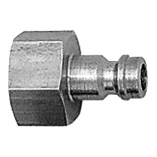 Riegler Nippel für Kupplungen NW 5, Edelstahl 1.4305, G 1/4 IG, SW 17