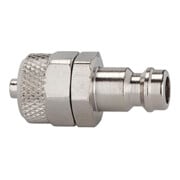 Riegler Nippel für Kupplungen NW 5, Messing vernickelt, für Schlauch 6x4-1