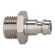 Riegler Nippel für Kupplungen NW 5, Messing vernickelt, G 1/4 AG-1