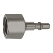 Riegler Nippel für Kupplungen NW 6, ISO 6150 C, Edelstahl, G 1/8 IG-1