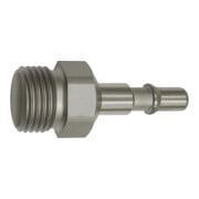Riegler Nippel für Kupplungen NW 6, ISO 6150 C, Edelstahl, G 3/8 AG-1
