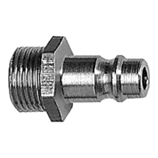 Riegler Nippel für Kupplungen NW 7,2 - 7,8, Edelstahl 1.4305, G 1/4 AG