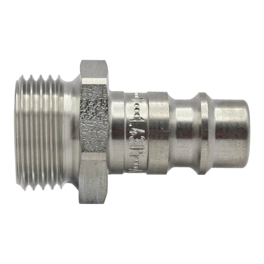 Riegler Nippel für Kupplungen NW 7,2 - 7,8, Edelstahl 1.4305, G 1/4 AG
