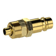 Riegler Nippel für Kupplungen NW 7,2 - 7,8, MS blank, für Schlauch 10x8-1