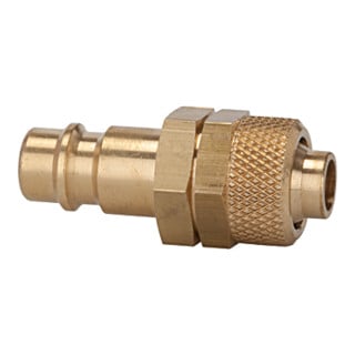Riegler Nippel für Kupplungen NW 7,2 - 7,8, MS blank, für Schlauch 12x9