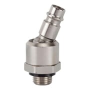 Riegler Nippel für Kupplungen NW 7,2-7,8, MS vern., drehbar, G 1/4 AG-1