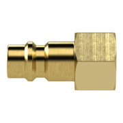 Riegler Nippel für Kupplungen NW 7,2 - NW 7,8, Messing blank, G 1/4 IG-4