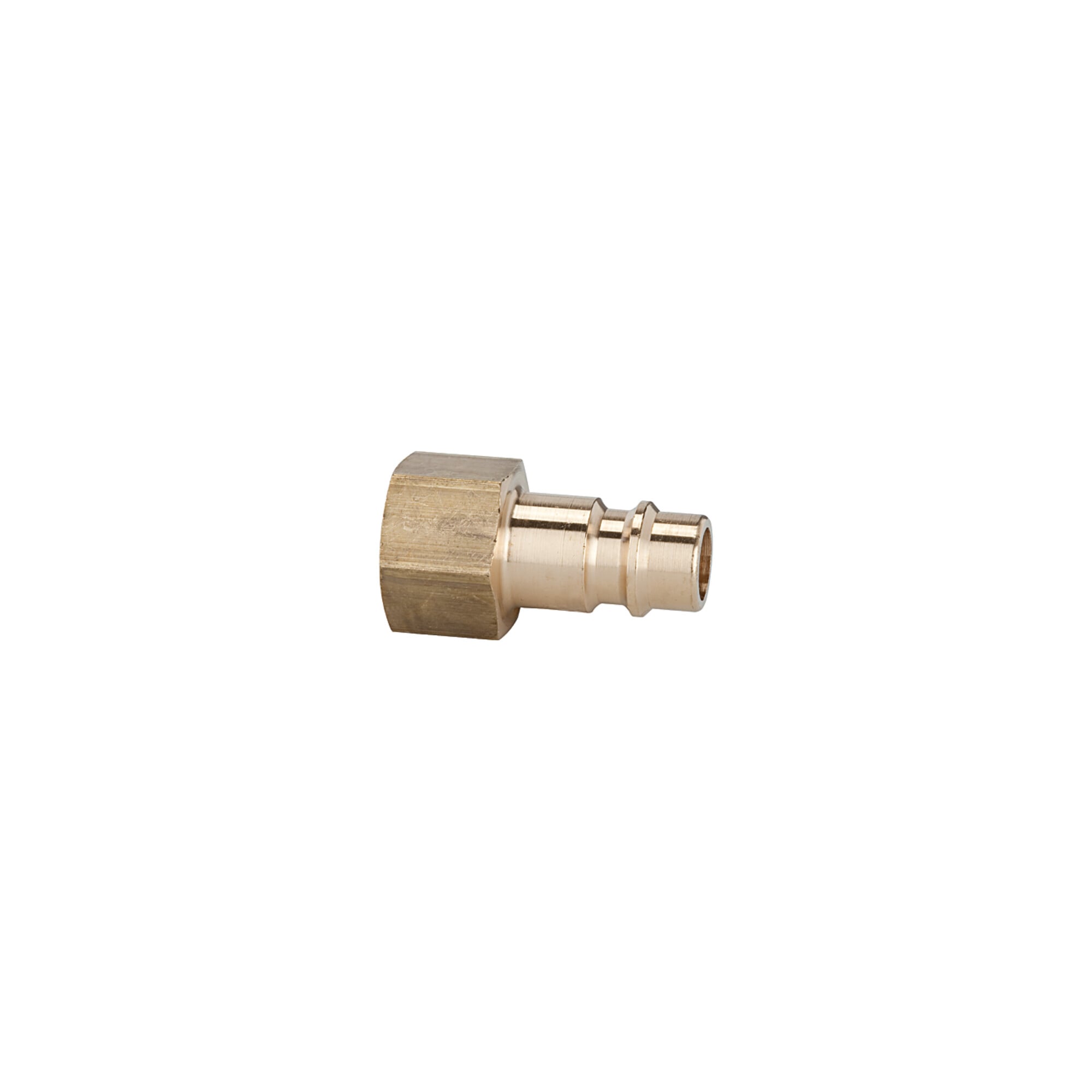 Riegler Nippel für Kupplungen NW 7,2 - NW 7,8, Messing blank, G 1/8 IG