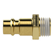 Riegler Nippel, NW 7,2 - 7,8, Messing blank, G 1/2 AG Gewindebeschichtung-4