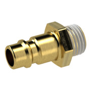 Riegler Nippel, NW 7,2 - 7,8, Messing blank, G 3/8 AG Gewindebeschichtung-1
