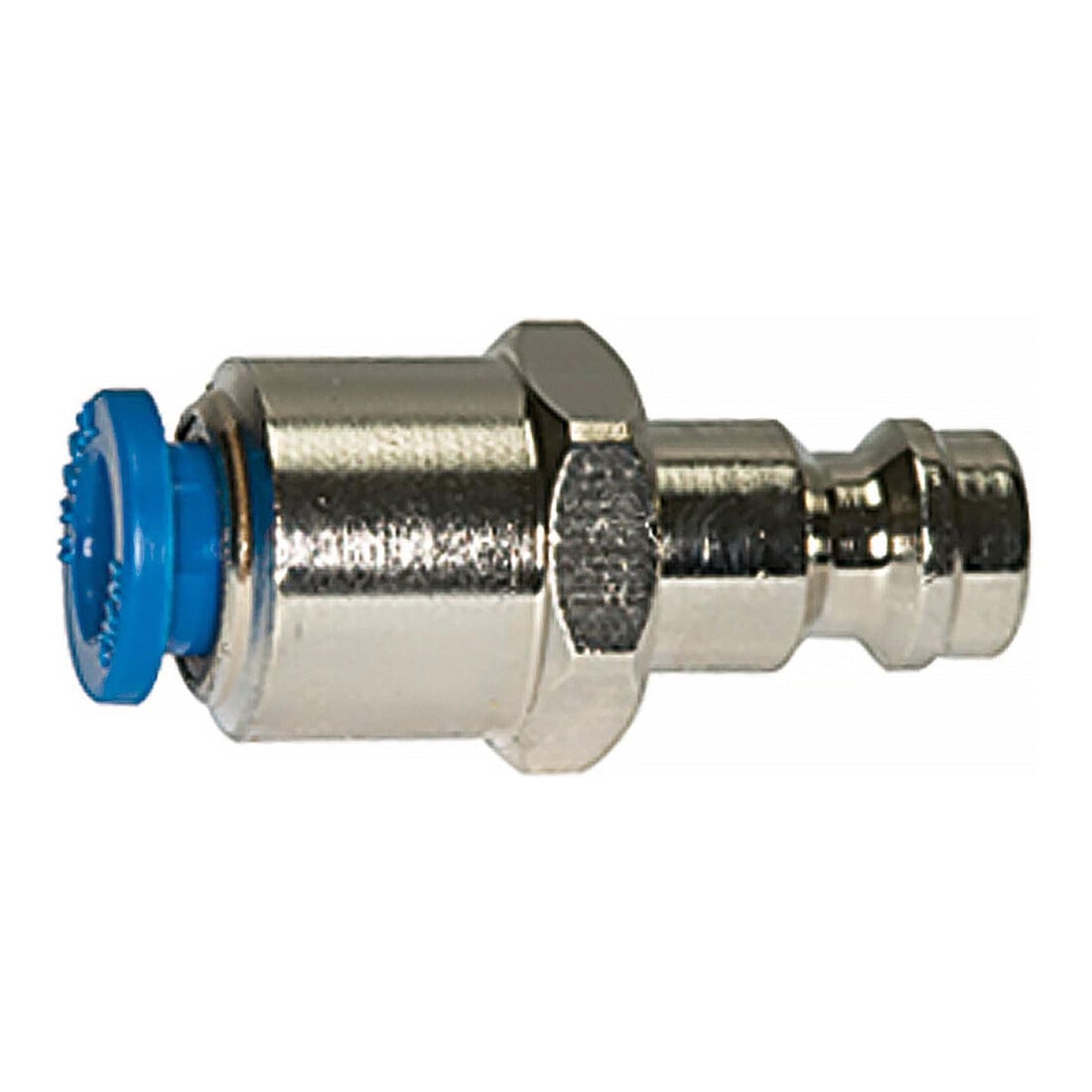 Riegler Nipple à enficher push-in 6 mm, pour raccords NW 5, laiton nickelé