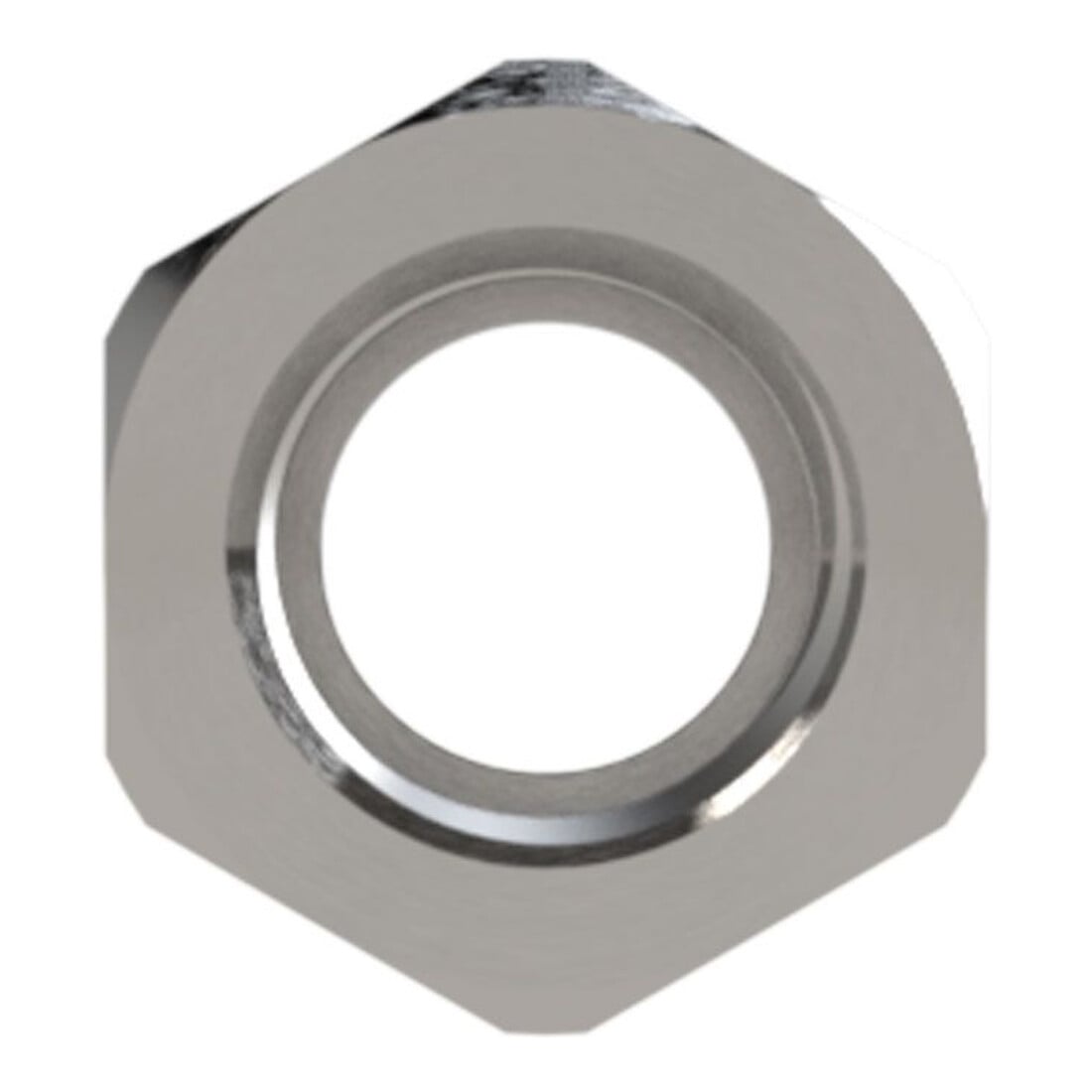 Riegler Nipple de réduction, long, G 3/8 ext., G 1/4 int., SW 19, acier inoxydable 1.4571