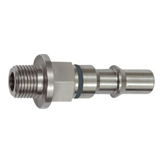 Riegler Nipple distinctif NW 6, ISO 6150 C, G 1/4 AG, gris