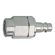 Riegler Nipple, NW7,2-NW7,8, «stream line», acier durci/galvanisé, 10x6,5-1