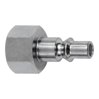 Riegler Nipple pour raccord NW 5,5, ARO 210, acier durci/galvanisé, G 1/2 IG