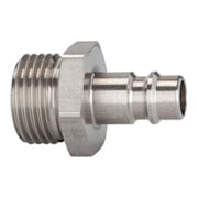 Riegler Nipple pour raccord NW 7,2-7,8, acier inoxydable 1.4305, G 3/8 M, max. 35-1