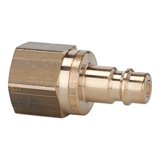 Riegler Nipple pour raccord NW 7,2-7,8, fermeture des deux côtés, MS poli, G 1/4 IG