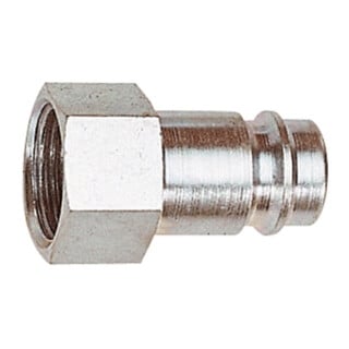 Raccord RIEGLER pour coupleurs NW 10, acier trempé/nickelé