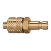 Riegler Nipple pour raccords NW 2,7, laiton brut, pour tuyau 6x4-1