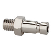 Riegler Nipple pour raccords NW 2,7, laiton verni, G 1/8 AG, SW 11-1