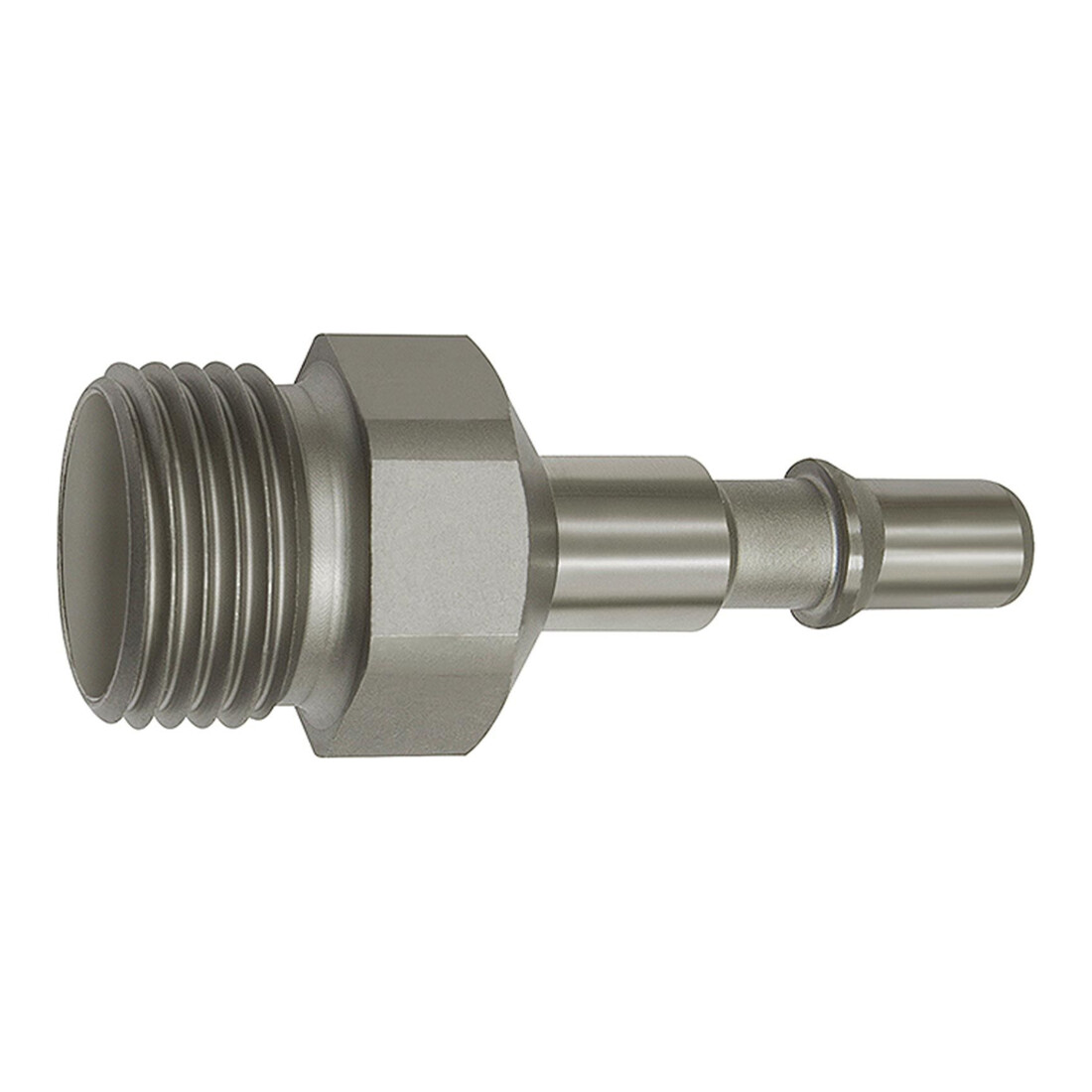 Riegler Nipple pour Raccords NW 6, ISO 6150 C, Acier Inox, G 1/4 AG
