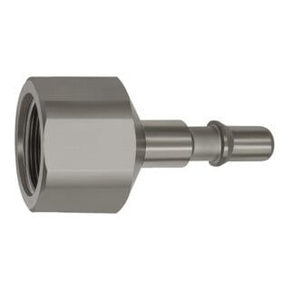 Riegler Nipple pour raccords NW 6, ISO 6150 C, acier inoxydable, G 3/8 IG