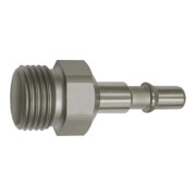 Riegler Nipple pour raccords NW 6, ISO 6150 C, acier inoxydable, G 3/8 mâle-1