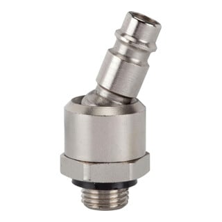 Riegler Nipple pour raccords NW 7,2-7,8, MS vern., pivotant, G 1/4 AG