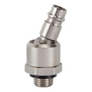 Riegler Nipple pour raccords NW 7,2-7,8, MS vern., pivotant, G 1/4 AG-1