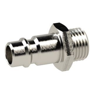 Riegler Nipple pour raccords NW 7,2 - NW 7,8, laiton verni, G 3/8 M