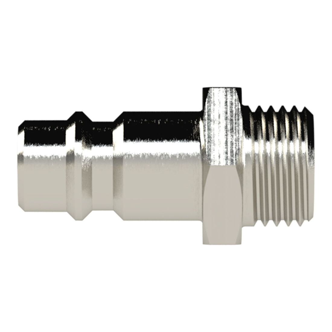 Riegler Nipple pour raccords NW 7,2 - NW 7,8, laiton verni, G 3/8 M