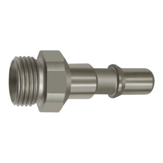 Riegler Nipple pour raccords NW 8, ISO 6150 C, acier inoxydable, G 1/2 AG
