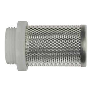 Riegler Panier d'aspiration pour clapet anti-retour, G 1/2, acier inoxydable 1.4301 / plastique