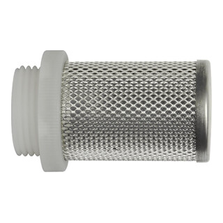 Riegler Panier d’aspiration pour clapet anti-retour, G 3/8, acier inoxydable 1.4301 / plastique