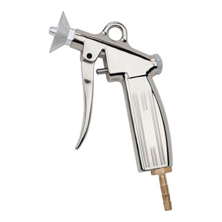 Riegler Pistolet à air soufflé, écran de protection, aluminium sous pression nickelé, buse LW 13
